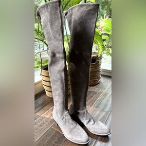 Stuart Weitzman suede over the knee boots